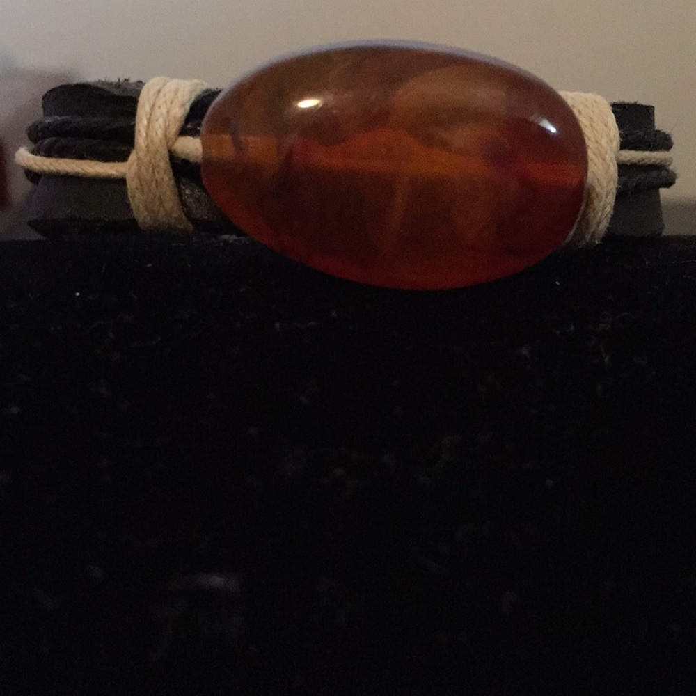 Handmade Bracelet with stone pendant